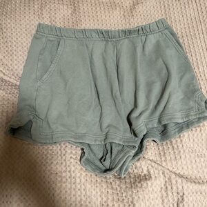 Women's Soft Lounge Shorts in Green